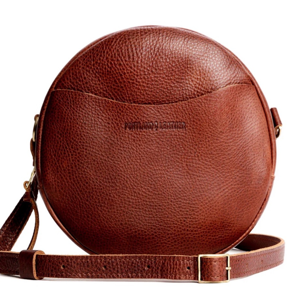 PORTLAND LEATHER ALMOST PERFECT' CIRCLE CROSSBODY SMALL